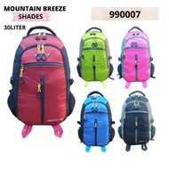 Imported Men's Backpack MOUNTAIN BREEZE 30L Shades 990007 ORIGINAL Waterproof Backpack