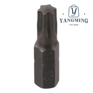 YANGYANG 1pc Torx Bits, 1/4 Inch Hex Shank 25mm Length Screw Driver Bit, S2 Alloy Steel T6-T40 6 Poi