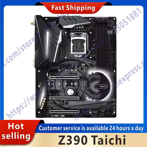 Used Z390 Taichi Ultimate desktop motherboard suitable for Z390 Z390M DDR4 LGA 1151 original desktop