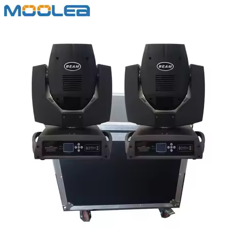 2pcs Sharpy Beam 7r 230w Rack case option Beam 7R Moving Head Light Controler Fly case Dj Projector 
