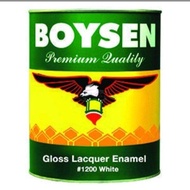 B 1200 GLOSS LACQUER ENAMEL WHITE 1 GALLON / 4 LITERS | BOYSEN | PAINT FOR WOOD