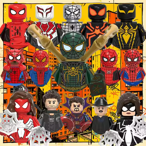 2026 New Spiderman SpiderGirl gh0772 Mini Building Blocks Construction Bricks Toys For Adults