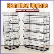 Snack Rack Oblique Basket Supermarket Store Small Sales Department Convenience Store Rack Toy Store 