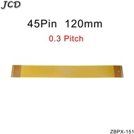 【】 Jcd 0.3 Mm Pitch 13 21 23 25 27 21 33 39 45 51 Pin Ffc Fpc Flexible Flat Cable Forward Direction