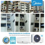 *5 TICKS Model* Midea R32 Inverter System 3 Aircon + FREE 72 Months Warranty + FREE Delivery + FREE Consultation Service