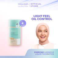 Wardah Everyday Luminous Liquid Foundation - Alas Bedak Cair Dengan Hasil Matte Natural dan Mengandu