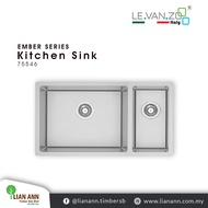 LEVANZO Ember Series Kitchen Sink 75546
