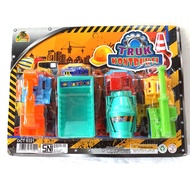 TOY PACKAGE 4 CONSTRUCTION CARS - CONSTRUCTION TRUCK - OCT 6321