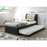 (SEREMBAN Delivery & Installation) ARNALT3380 3' Divan Bed Katil Single Pull Out