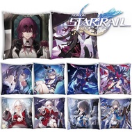 45*45cm Honkai Star Rail Kafka Pillow Case Anime Figure Seele Bronya Sier Wolf JingYuan Clara Kawaii