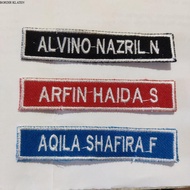 Embroidery Name Bet Custom Computer Embroidery ELITE B 324 1.8x8.5cm Neat Stitching For Uniforms