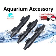 Double tap quick release connector for filter fish tank aquarium