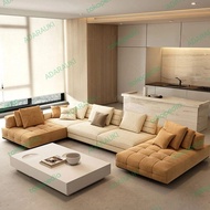 sofa bed / sofa bed minimalis / sofa bed kulit L/ sofa bed mewah 180