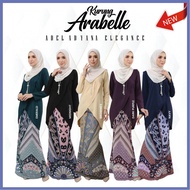 XS - 2XL KURUNG ARABELLE | BAJU KURUNG MODEN WANITA MUSLIMAH KAIN CORAK PLAIN MURAH SIMPLE CANTIK ABSTRAK BATIK ADEL