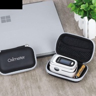QQMALL Pulse Oximeter Storage Bag, Hard EVA Carrying Case Fingertip Pulse Oximeter Bag, Protective B