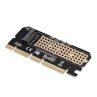 M.2 to PCIe Adapter, Supports NVMe M.2 SSD to PCIe Expansion Card for Desktop PC, PCIe x4/x8/x16, Hi