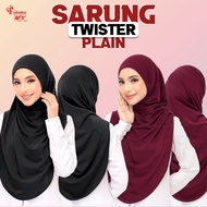✨Instant Twist 2 Saat Hijab – Sarung Siap Pakai | Moscrepe  Premium | Awning Lipat Lazy & Stylish✨