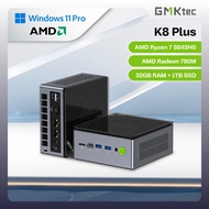 GMKtec K8 PLUS Mini PC AMD Ryzen 7 8845HS AMD Radeon 780M 32GB DDR5 RAM + 1TB SSD Windows 11 Pro