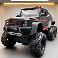Car Alloy Car Model 1: 24 Daben G65 Off-Road Vehicle 6X6 Pull Back with Sound Light Toy Car Sound Ef