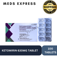 Ketomirin 630mg Tablet Ketoanalogues + Essential Amino Acids l 10 50 & 100 Tabs