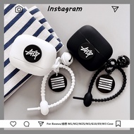 Suitable for Baseus/Baseus M2S Pro/M2+/ M3S Wireless Bluetooth Headset Silicone Protective Case W04 