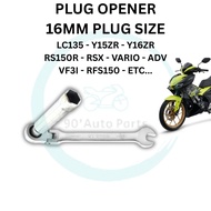 PLUG OPENER 16 MM SIZE PLUG PLUG SPANNER PLUG SPANAR Y15ZR Y16ZR FZ150 LC135 RS150 RSX VF3I RFS150