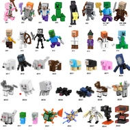 B001-B045Mycraft Minecraft Minifigure Series Building Block Armor Assembling Animal Opp Bag