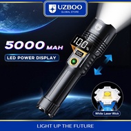 UZBOO Outdoor Flashlight Strong Light Portable Flashlight Display Char