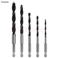 TREA 4 5 6 8 10mm 5pcs Quick Change Metal Tools 1 4 Hex Shank  HCS Drill Bit Set