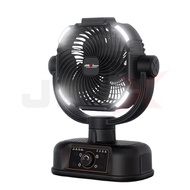 JDEX kipas camping fan 20000mAh tahan lama heavy duty rechargeable battery & usb with light