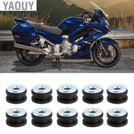 yaouy Rubber Grommets Kit Yctze Motorcycle Assortment 10.7mm Grommet Eyelet Ring Gasket Replacement 