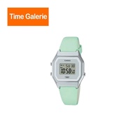 CASIO Vintage Green Leather Band Women Watch LA680WEL-3