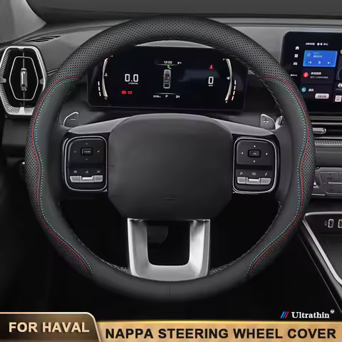 Ultra-thin Leather Car Steering Wheel Cover For GWM HAVAL M1 M2 M4 M6 H1 H2 H3 H5 H6 H6S H7 H8 H9 F5