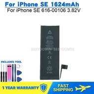 For iPhone SE 616-00106 3.82V 1624mAh Replacement Phone Battery