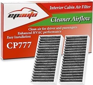 EPAuto CP777 (CF11777) Replacement for Chrysler/Jeep Premium Cabin Air Filter includes Activated Car