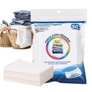 Color Catchers for Laundry 50 Pieces Color Sheets for Laundry Dye Catcher for Travel Dorm Quilt Garm