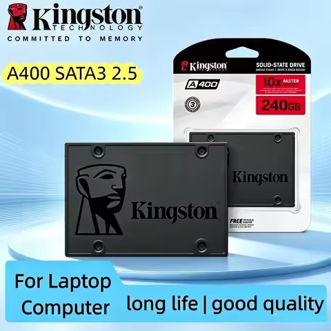 Original Kingston A400 Internal SSD 2.5 Inch SATA III, PC Laptop Desktop Upgrade Solid State Hard Di