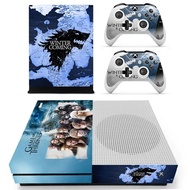 Vinyl Skin Sticker for the Xbox One S Console With Two Wireless Controller Decals - Game of Thrones