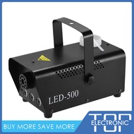 [New Arrival]500W RGB Fog Machine with 3-Color LED Lights 250ml Tank Remote Control Stage Smoke Machine for Indoor Party Live Concert DJ Bar KTV Stage Effect