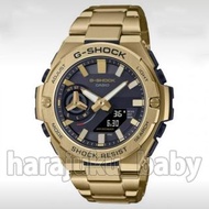 CASIO卡西歐G-SHOCK系列 GST-B500GD-9AJF 男裝手錶 20氣壓防水 太陽能石英機芯 不鏽鋼錶帶 黑色錶盤