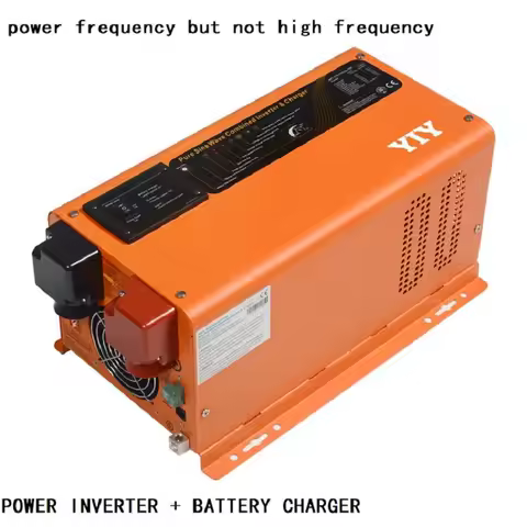 3KW Power Inverter 45A Battery Charger LED 3000W Surge Power 9KW DC24V AC120&240V USA Split Phase Of