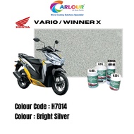 Motor Honda VARIO / WINNER X [H7014] Bright Silver Metallic 2K Original Basecoat Paint Colour CARLOU