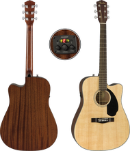 Fender CD-60S Top Solid Spruce Electric Acoustic Guitar กีต้าร์โปร่ง กีตาร์ไฟฟ้า เฟนเดอร์ หน้าไม้แท้