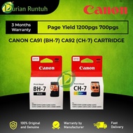 Canon G series CA91 Printhead QY6-8007 Colour / QY6-8003 Black For G1000,G1010,G2000,G2010,G3000,G30