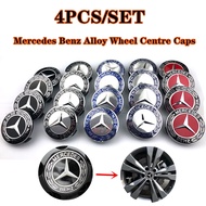 4PCS 75MM  Car Wheel Center Cover Wheel Hub Cap Rim Car Logo Hub Cover FOR Mercedes Benz W202 W203 W124 CLK C260