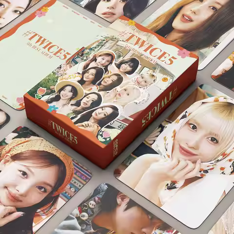 55PCS TW TWICE5 Japan Album Tzuyu Photocards Lomo Card Set Official K-POP Collectible Merchandise fo