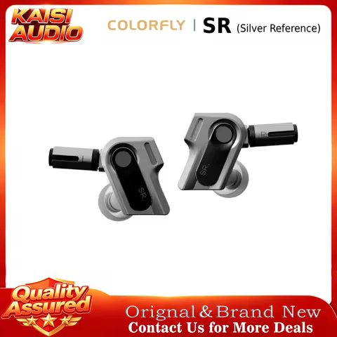 COLORFLY SR 3DD Triple Dynamic Driver In-Ear Earphone MMCX 4.4mm Balanced Wired Cable Monitors