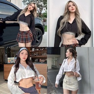 HH533 ️White Crop T-shirt (420.-)