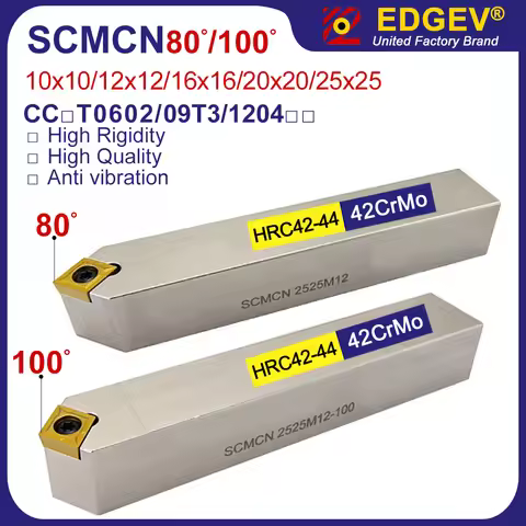 SCMCN 1010H06 1212H09 1616H09 2020K09 2020K12 2525M12 Turning Tool SCMT 0602 09T3 1204 Inserts Holde