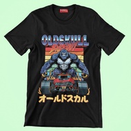 Washable F169 New OLDSKULL T-Shirt : BLKHDX 104-BIGFOOT BURNOUT- S-5XL